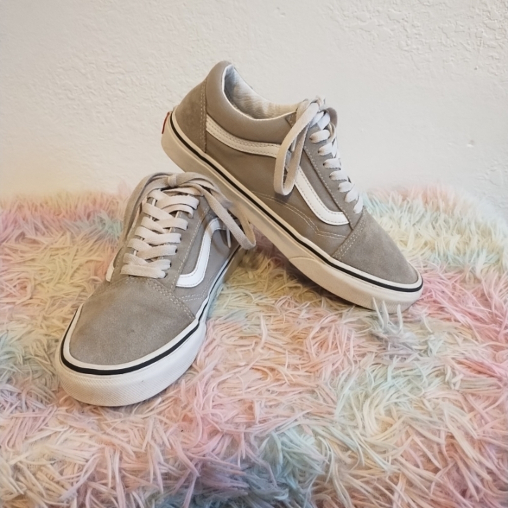 Vans color Gray 8 for women or 6.5 for men